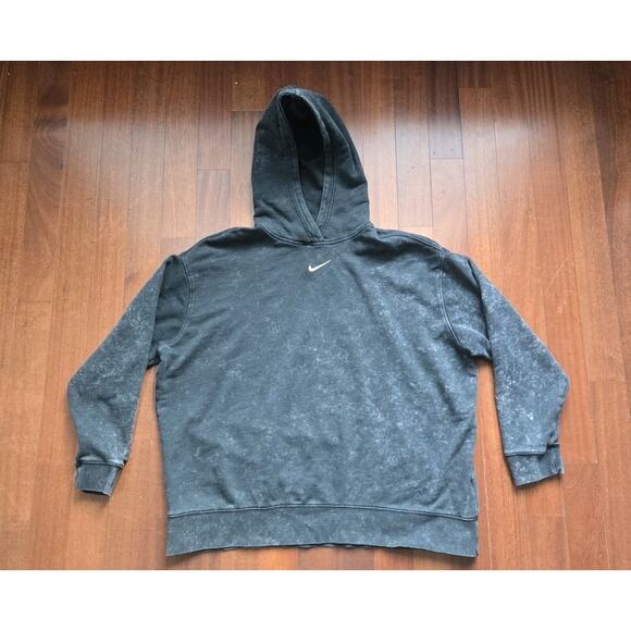 Nike Pullover Hoodie Sweatshirt Center Swoosh Sz Xl - Picture 1 of 6